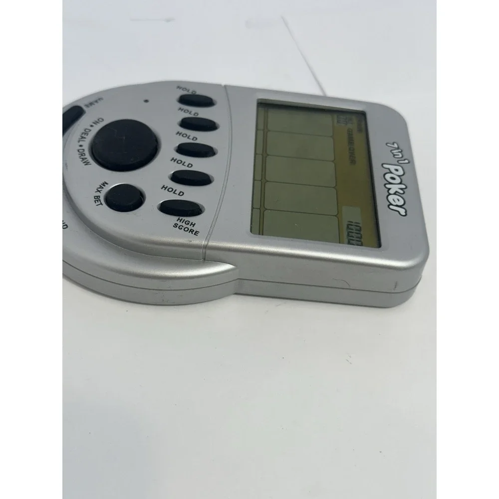 Mega Screen 7-in-1 Handheld Electronic Poker Game Mod. 77801 Tested